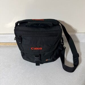 Lowepro Nova 180 AW Canon Camera Bag Black Red Shoulder Case DSLR Accessory